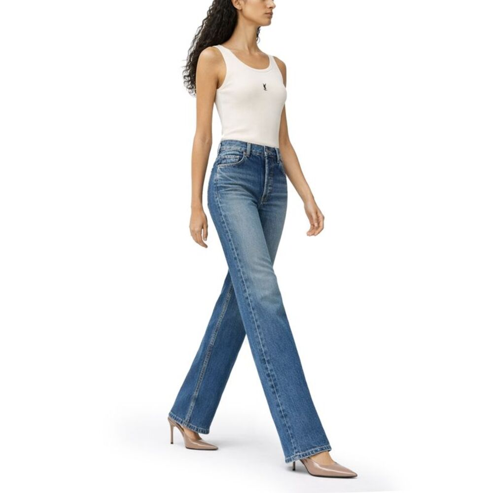 Saint Laurent Women Jeans Straight Fit - Picture 2 of 3